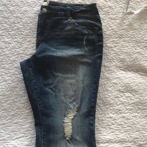 Torrid crop boyfriend jean